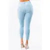 Plus High Waist Distressed Skinny Jeans