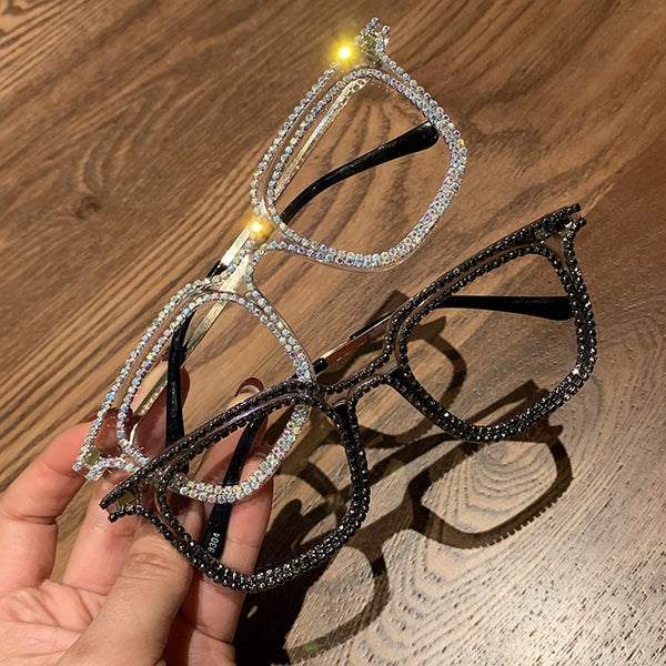 Diamond Vintage Cat Eye Eyeglasses