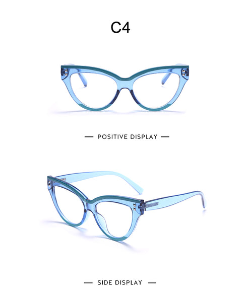 Blue Light Blocking Cat Eye Computer Eyeglasses