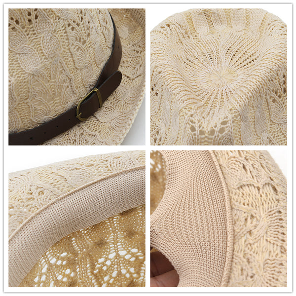 Vintage Hollowed Panama Hat