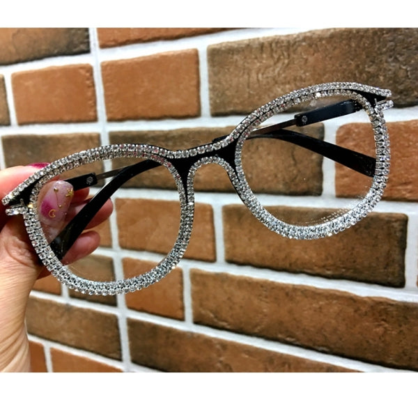 Diamond Vintage Cat Eye Eyeglasses