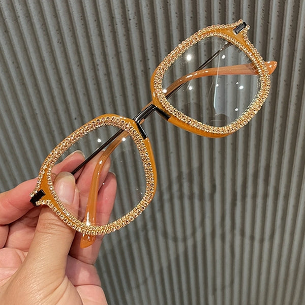 Diamond Vintage Cat Eye Eyeglasses