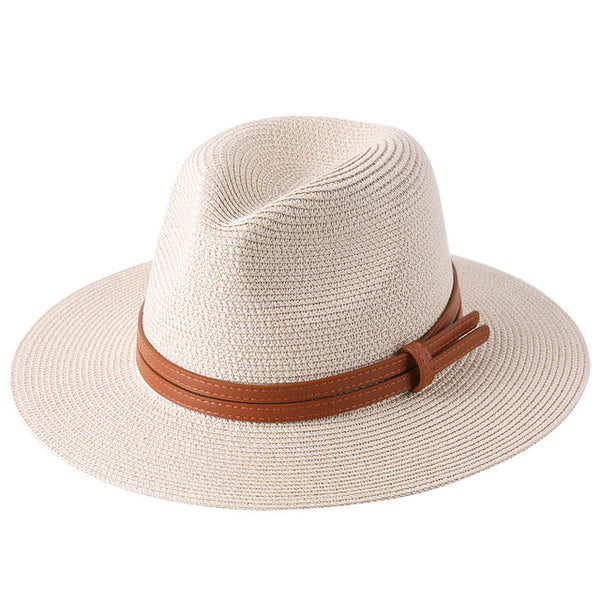 New Wide Brim Soft Natural Panama Straw Hat