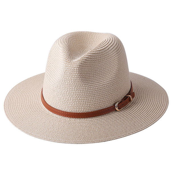 New Wide Brim Soft Natural Panama Straw Hat