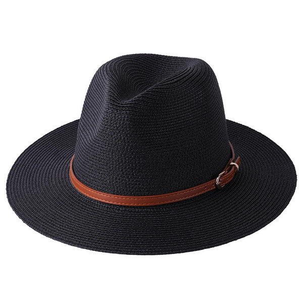 New Wide Brim Soft Natural Panama Straw Hat