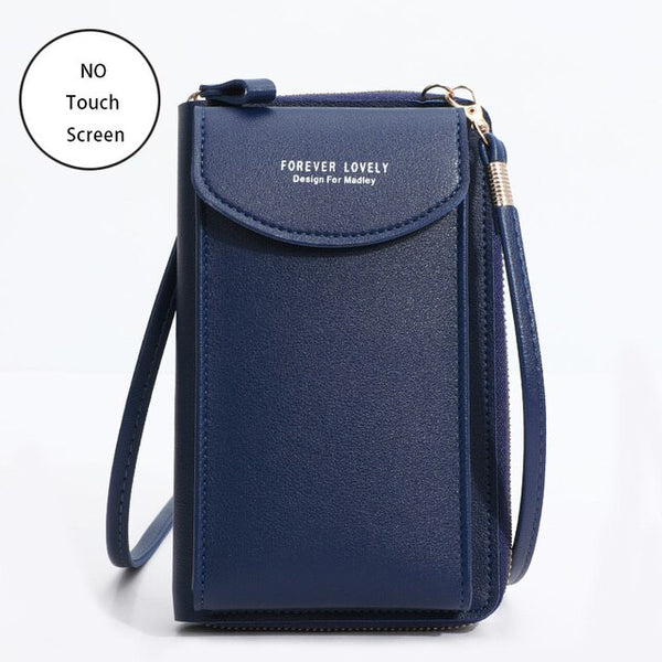 Leather Crossbody Phone Purse: Elegant Shoulder Handbag for Women