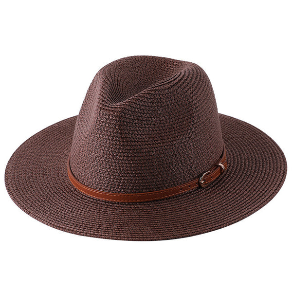 New Wide Brim Soft Natural Panama Straw Hat