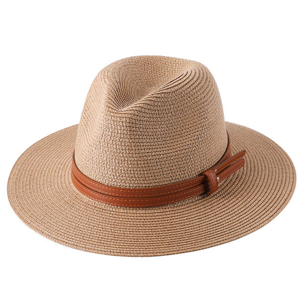 New Wide Brim Soft Natural Panama Straw Hat