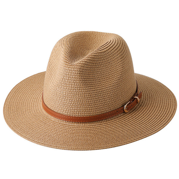 New Wide Brim Soft Natural Panama Straw Hat