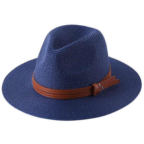 New Wide Brim Soft Natural Panama Straw Hat