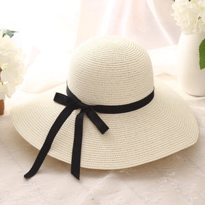 Wide Brim Floppy Straw Sun Hat