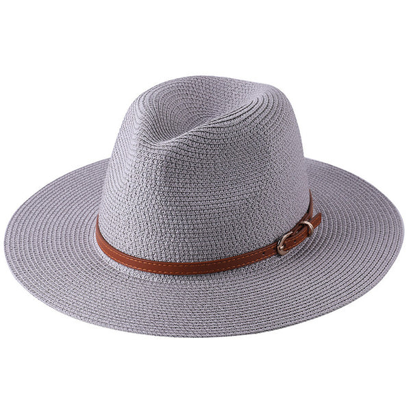 New Wide Brim Soft Natural Panama Straw Hat