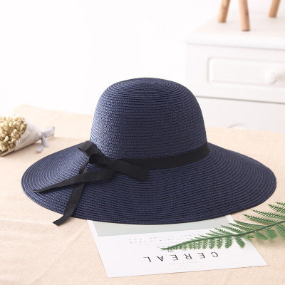 Wide Brim Floppy Straw Sun Hat