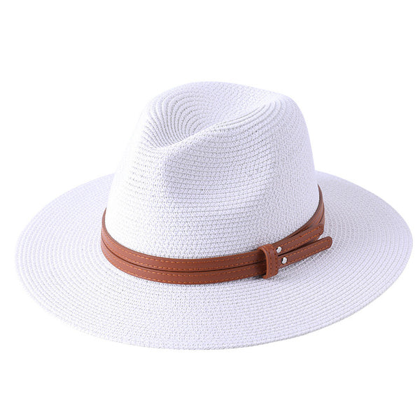 New Wide Brim Soft Natural Panama Straw Hat