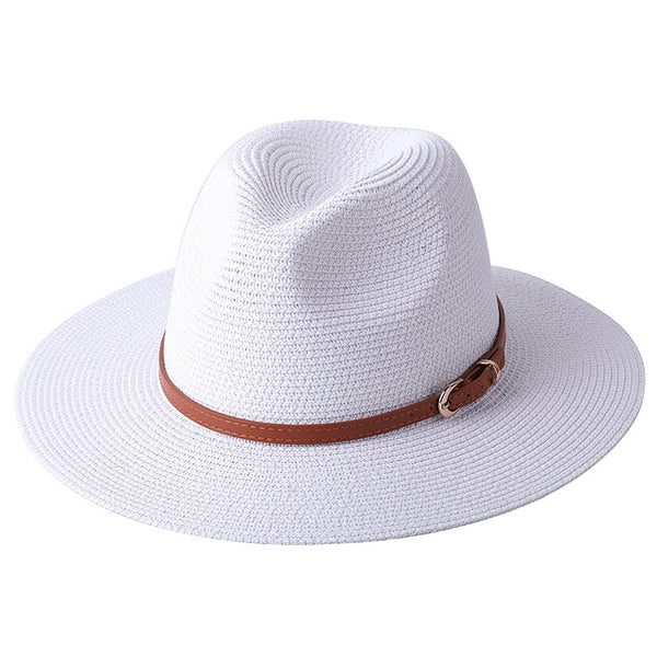 New Wide Brim Soft Natural Panama Straw Hat